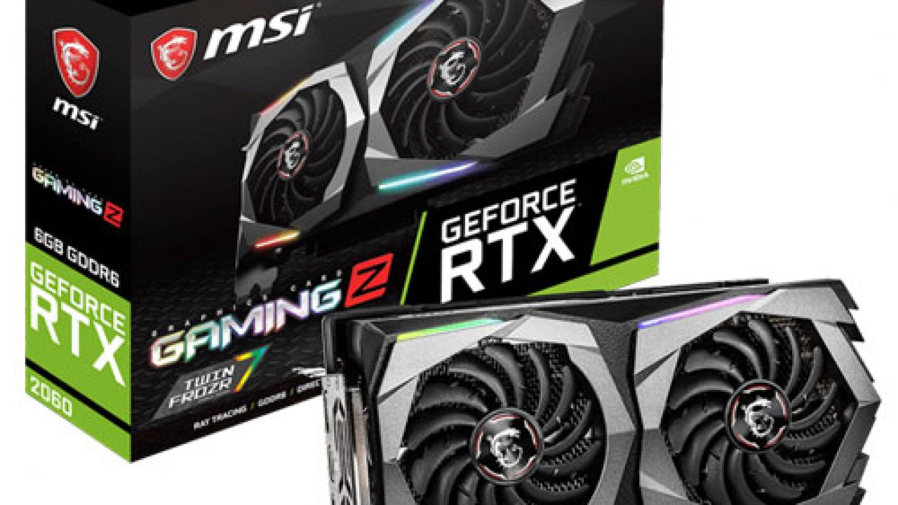 MSI GeForce RTX 2060 GAMING Z 6G Graphics Card ZenTech Best