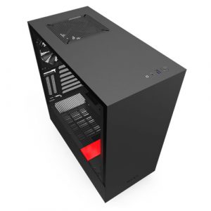 NZXT H510i Compact Mid Tower Black and Red Case