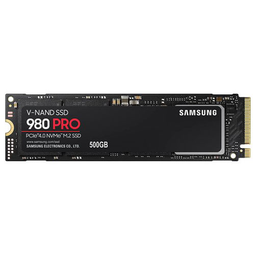 Samsung 980 PRO 500GB PCIE 4.0 NVME M.2 SSD