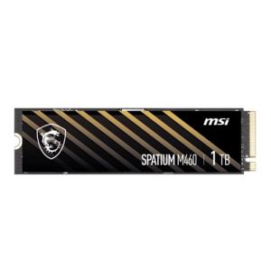 MSI Spatium M460 1TB PCIE 4.0 NVME M.2+Heatsink Solid State Drive