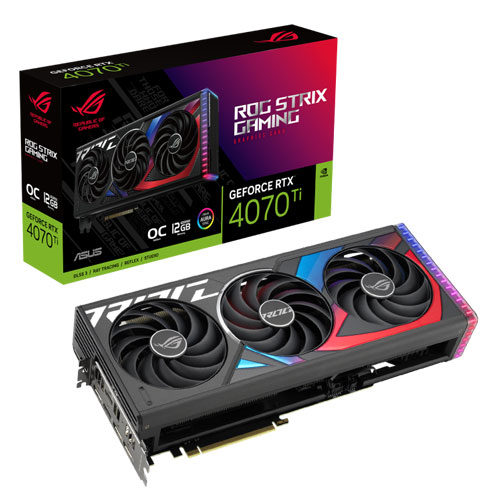 Asus ROG Strix GeForce RTX 4070 TI Gaming 12GB GDDR6X Graphics Card