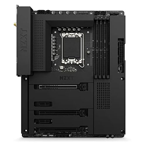 NZXT N7 B650E Motherboard - AMD B650 Chipset with Wi-Fi and Black Cover