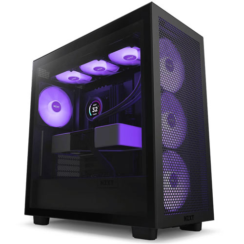 NZXT H7 (2023) Flow RGB Edition ATX Mid Tower Black Case
