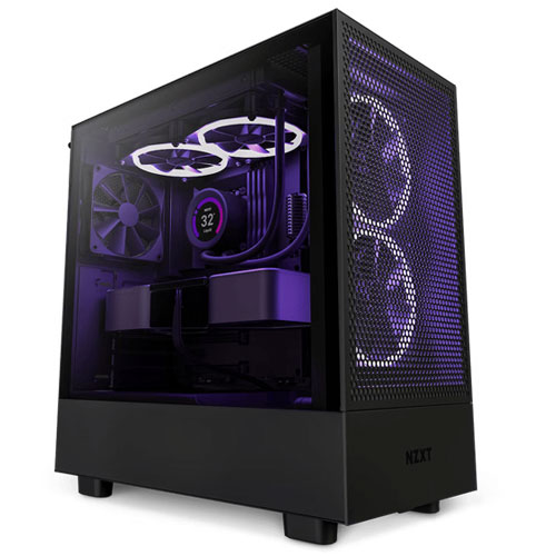 NZXT H5 (2023) Flow RGB Edition ATX Mid Tower Black Case