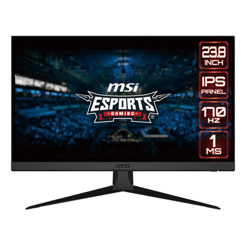 MSI G2422 23.8' Inch 170Hz 1ms AMD FreeSync FHD IPS Ultra Slim E-Sports Gaming Monitor