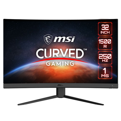 MSI Optix G32C4X 31.5' Inch FHD 250Hz 1ms Adaptive sync Curved Gaming Monitor