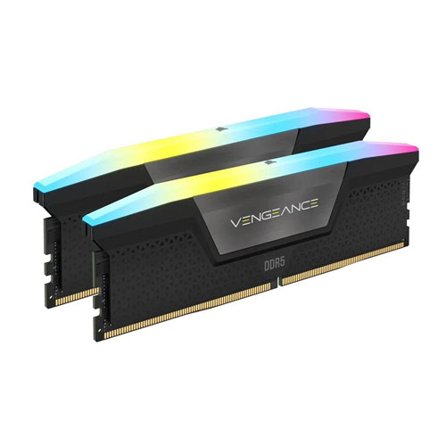 CORSAIR VENGEANCE RGB 32GB (2X16) DDR5 DRAM 5200MHZ MEMORY