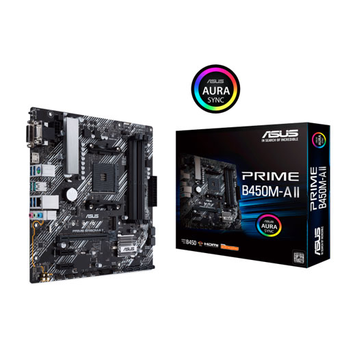 Asus Prime B450M-A II (DDR4) Motherboard ( 3 YEARS WARRANTY )