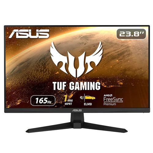 Asus TUF Gaming VG249Q1A 23.8” Inch FHD IPS 144Hz (Overclock To 165Hz) 1ms Amd Freesync Frameless Monitor (3 YEARS WARRANTY)