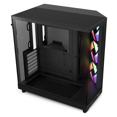 NZXT H6 Flow RGB Edition ATX Mid Tower Black Case