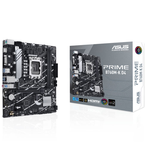 Asus Prime B760M-K DDR4 Motherboard ( 3 YEARS WARRANTY )
