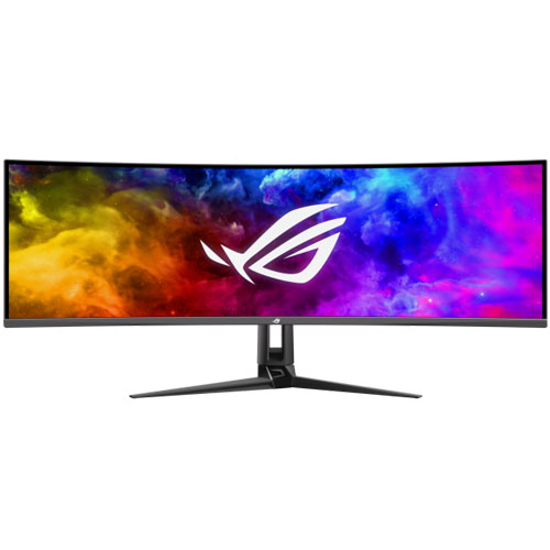 Asus ROG Swift Gaming PG49WCD 49 Inch QD-OLED (5120x1440) 144Hz 0.3ms G-SYNC Compatible Frameless Gaming Monitor (3 YEARS WARRANTY)