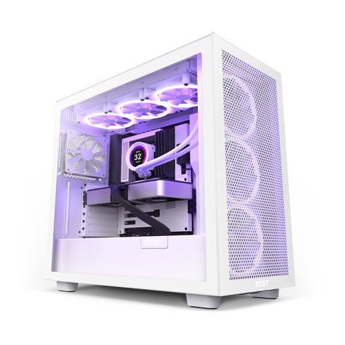 NZXT H7 Flow Edition ATX Mid Tower White Case