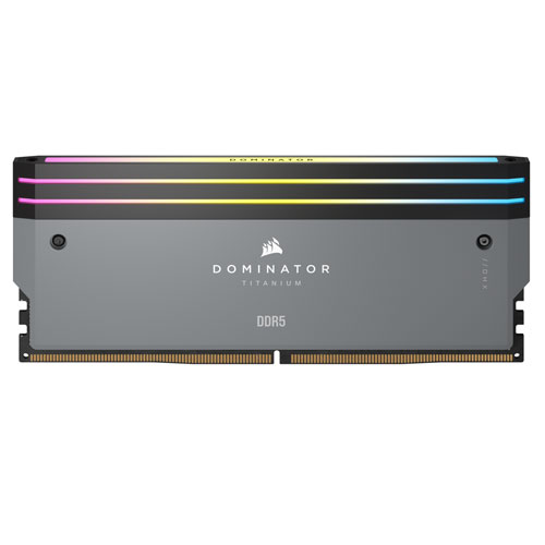 Corsair Dominator Titanium RGB 32GB (2X16GB) DDR5 6000MHz Amd Expo Memory ( 3 YEARS WARRANTY )