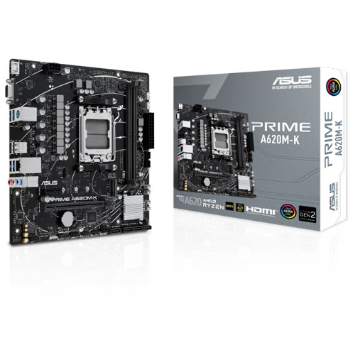 Asus Prime A620M-K DDR5 Motherboard ( 3 YEARS WARRANTY)