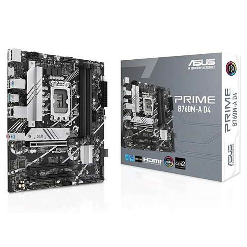 Asus Prime B760M A DDR5 Motherboard ( 3 YEARS WARRANTY )