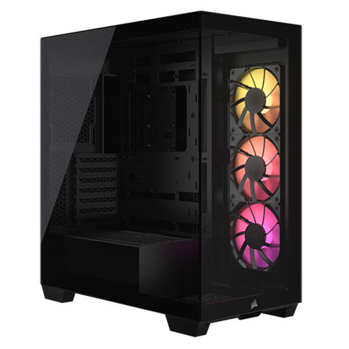 Corsair 3500X ARGB Mid-Tower Case - Black