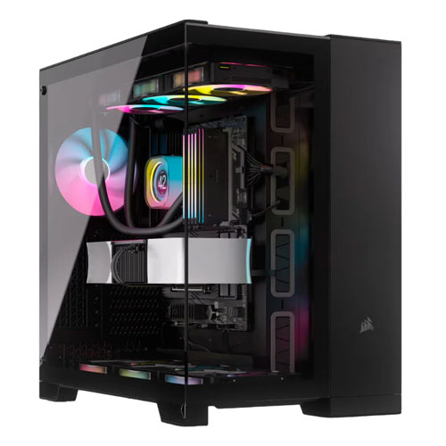 Corsair 6500X Mid-Tower Dual Chamber Case - Black