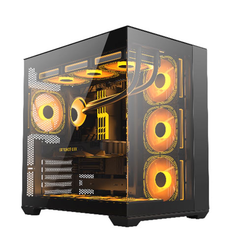 Raidmax Infinita i610 ARGB Dual Chamber Mid-Tower Gaming Case