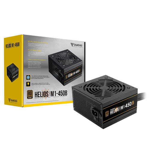 GAMDIAS HELIOS M1-450B 450W 80 Plus Bronze Certified Power Supply