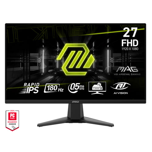 MSI MAG 275F 27" Inch FHD 180HZ 0.5MS Adaptive Sync IPS Gaming Monitor ( 3 Years Warranty)