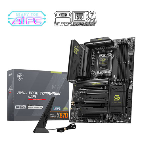 MSI MAG X870 Tomahawk (WIFI) DDR5 Motherboard ( 3 YEARS WARRANTY )