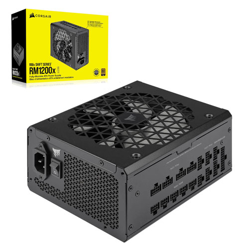 Corsair RM1200x SHIFTE – 1200 WATT 80 Plus Gold Certified Fully Modular Power Supply ( 3 YEARS WARRANTY )